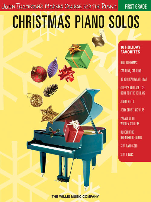 John Thompson's Modern Course for the Piano: Christmas Piano Solos, First Grade (w/CD) - Piano Method