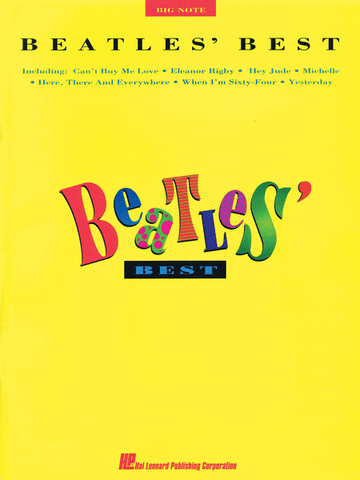 McCartney, Lennon, et al. - The Beatles' Best - Easy Big-Note Piano