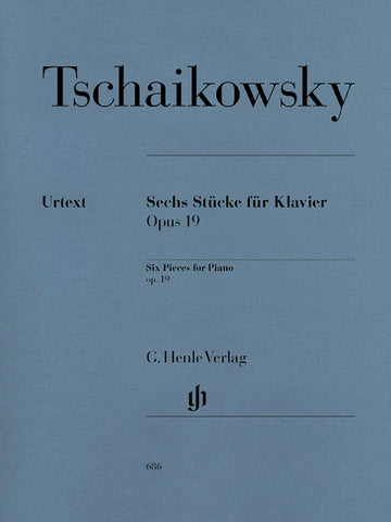 Tschaikowsky - Six Pieces for Piano Op. 19 - Piano