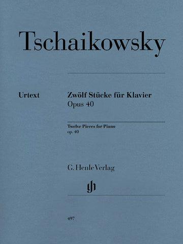 Tchaikovsky, ed. Vajdman – Twelve Piano Pieces, Op. 40 – Piano