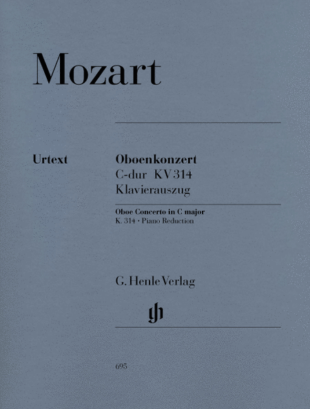 Mozart, eds. Petrenz, Goritzki, and Levin - Concerto in C Major, K. 314 - Oboe and Piano