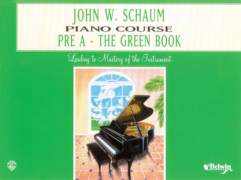 Schaum: Book Pre A, The Green Book - Piano Method