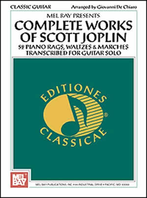 Joplin, tr./arr. de Chiaro - The Complete Works of Scott Joplin - Guitar Solo