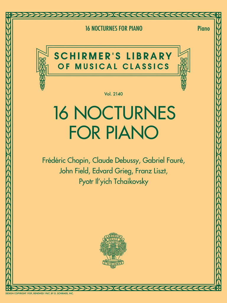 Various – 16 Nocturnes for Piano – Piano