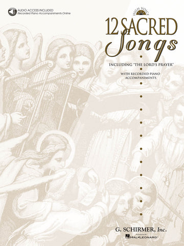 Various – 12 Sacred Songs – High Voice and Piano