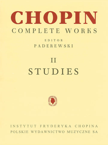 Chopin, ed. Paderewski – Complete Works, Vol. II: Studies – Piano