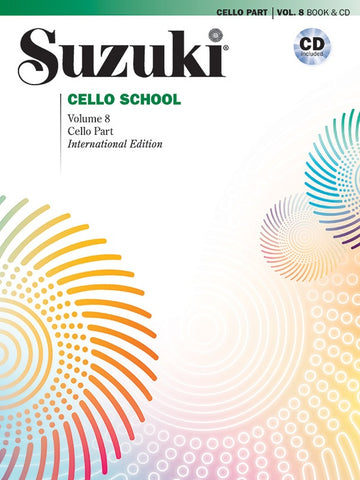 Suzuki Cello School, Vol. 8 (w/CD) - Cello Method