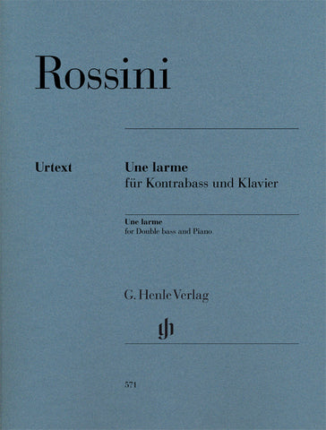 Rossini - Une Larme - Contrabass and Piano