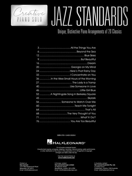 Various - Creative Piano Solo: Jazz Standards - Piano