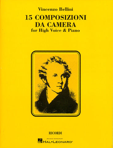 Bellini - 15 Composizioni da Camera - High Voice and Piano