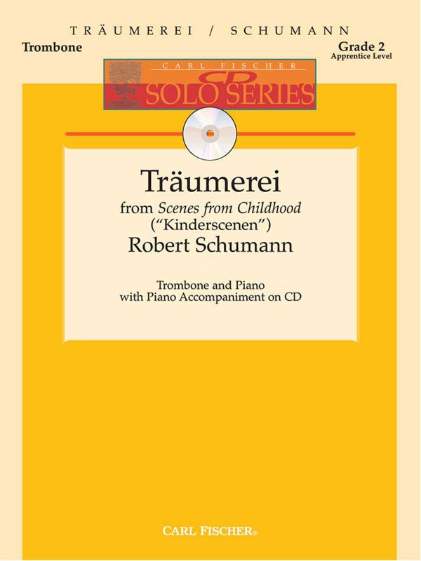 Schumann - Traumerei (w/CD) - Trombone and Piano