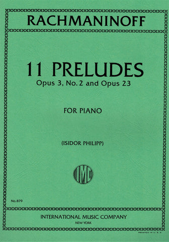 Rachmaninoff – 11 Preludes Op. 3/2 and Op. 23 – Piano
