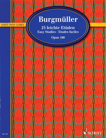 Burgmuller - 25 Studies, Op. 100 - Piano Method