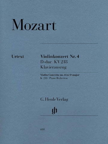Mozart - Violin Concerto No. 4 in D Major, K.218 - Violin and Piano