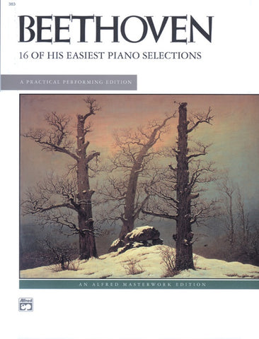 Beethoven – 16 of His Easiest Piano Selections – Piano