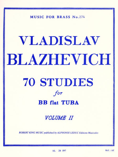 Blazhevich - 70 Studies, Vol. 2 - Bb Tuba Method