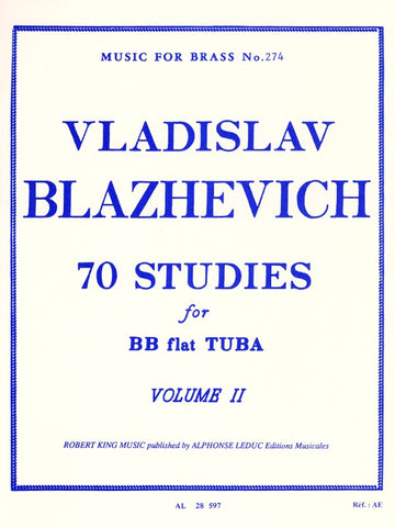 Blazhevich - 70 Studies, Vol. 2 - Bb Tuba Method