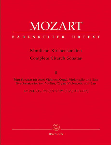 Mozart - Complete Church Sonatas, Vol. 2 - Organ and Instrument