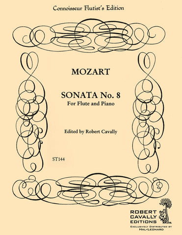 Mozart, ed. Cavally - Sonata No. 8 - Flute and Piano