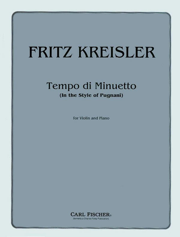 Kreisler - Tempo di Minuetto - Violin and Piano