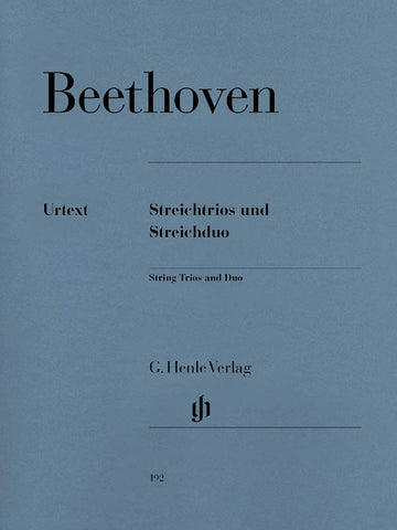 Beethoven - String Trios (Ops. 3, 8, and 9) and String Duo (WoO. 32) - Violin, Viola, and Cello