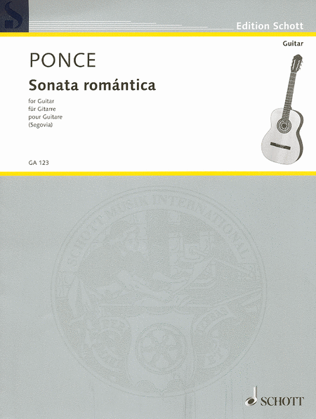 Ponce, arr. Segovia - Sonata Romantica - Guitar Solo