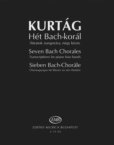 Bach, arr. Kurtag – Seven Bach Chorales – Piano, 4 Hands