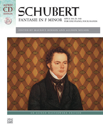 Schubert, eds. Hinson and Nelson - Fantasie in F Minor Op. 103 (w/CD) - Piano, 4 Hands