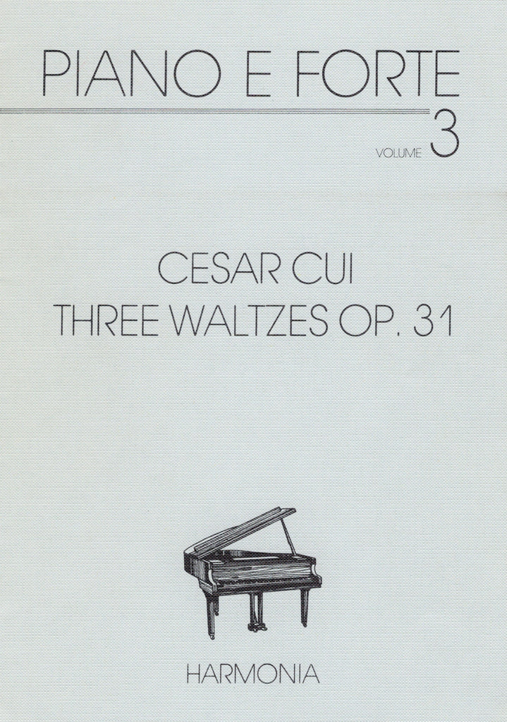 Cui – Three Waltzes, Op. 31 – Piano