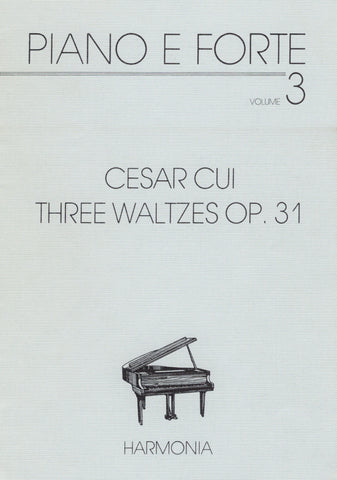 Cui – Three Waltzes, Op. 31 – Piano