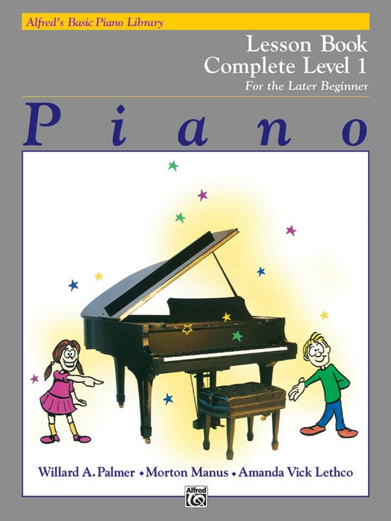 Alfred's Basic Later Beginner: Lesson,  Level 1A and 1B Complete - Piano Method