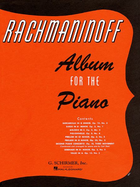 Rachmaninoff – Album for the Piano – Piano
