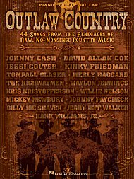 Various – Outlaw Country – Piano, Vocal, Guitar