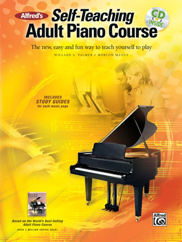 Alfred's Self-Teaching Adult Piano Course(w/CD)- Piano Method