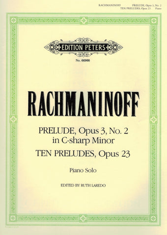 Rachmaninoff – Preludes, Ops. 3, No. 2 and 23 – Piano