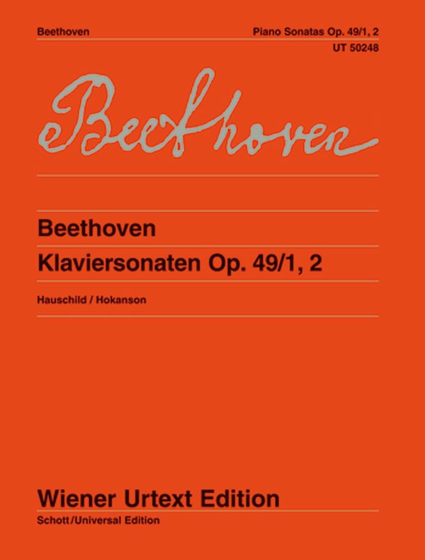 Beethoven, ed. Hauschild – Piano Sonatas, Op. 49/1,2 – Piano