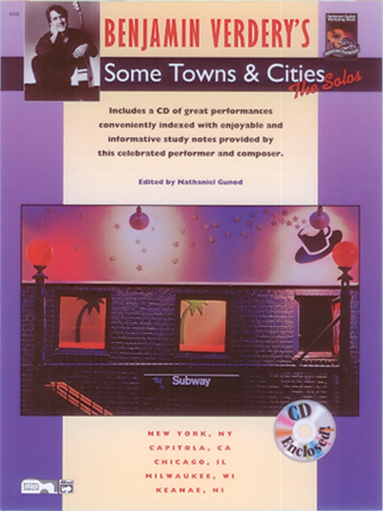 Verdery - Brian Verdery: Some Towns and Cities (w/CD) - Guitar