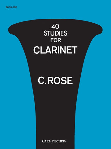 Rose – 40 Studies for Clarinet, Book 1 – Clarinet Method