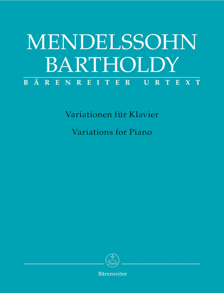 Mendelssohn, ed. Stuwe – Variations for Piano – Piano