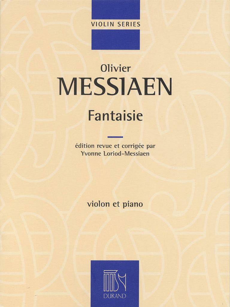 Messiaen - Fantaisie - Violin and Piano