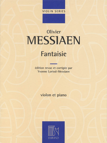 Messiaen - Fantaisie - Violin and Piano