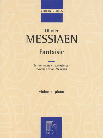 Messiaen - Fantaisie - Violin and Piano