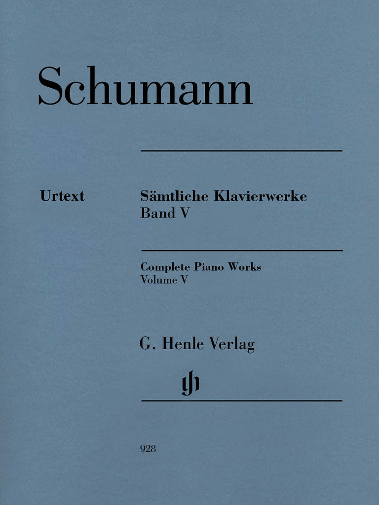 Schumann, ed. Herttrich and Haug-Freienstein – Complete Piano Works, Vol. V – Piano