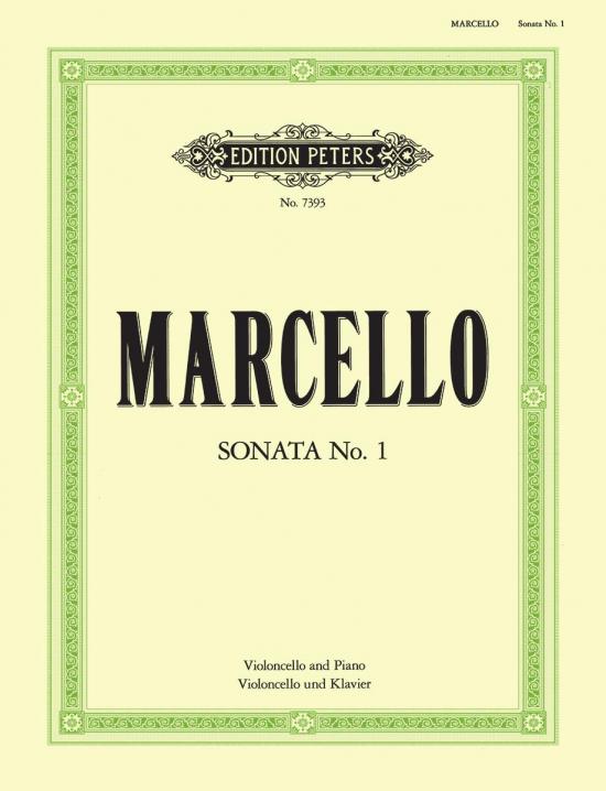 Marcello, ed. Schulz - Sonata No. 1 - Cello and Piano