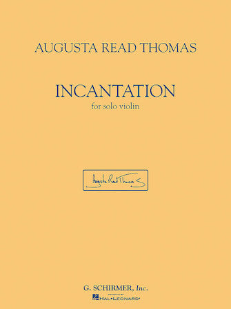 Read Thomas - Incantation - Violin Solo