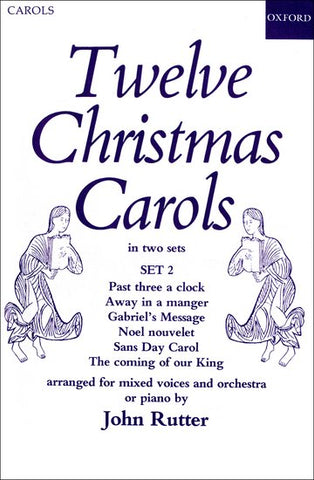 Rutter, arr. - 12 Christmas Carols, Set 2 - SATB and Piano or Small Orchestra