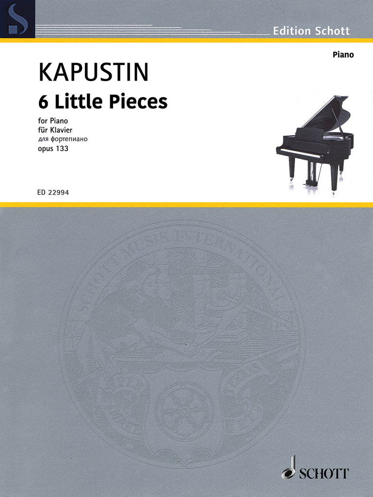 Kapustin – 6 Little Pieces, Op. 133 – Piano