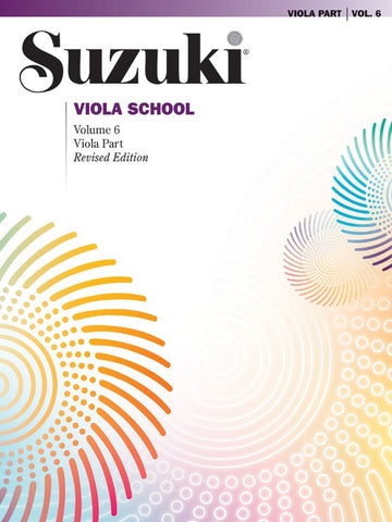Suzuki Viola School: Vol. 6 (Revised)  - Viola Method