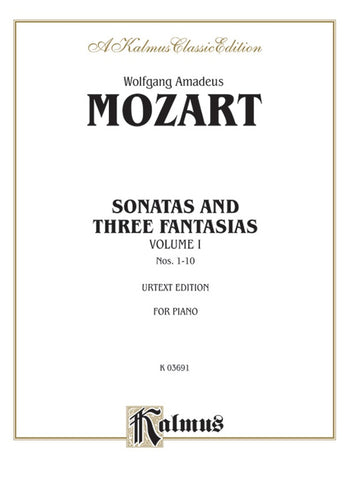 Mozart – Sonata and 3 Fantasias, Vol. I – Piano