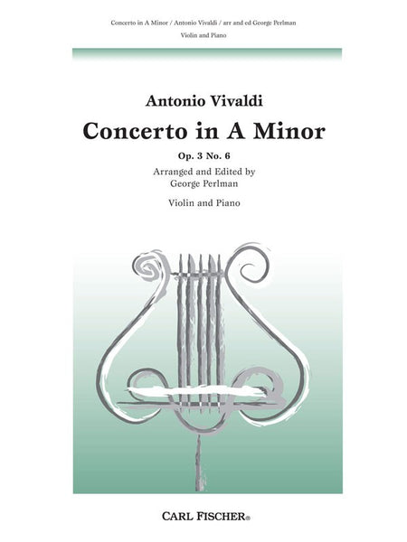 Vivaldi - Concerto in A Minor, Op. 3 No. 6 - Violin and Piano